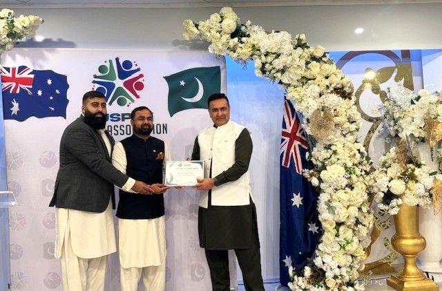 A group of men standing in front of a floral arch

AI-generated content may be incorrect.