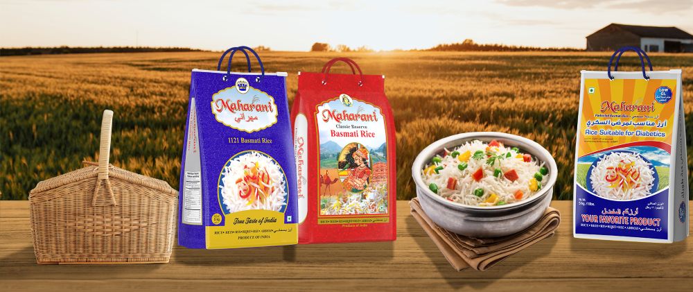 A group of bags of rice and a bowl of rice

AI-generated content may be incorrect.