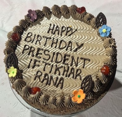 A cake with text on it

AI-generated content may be incorrect.